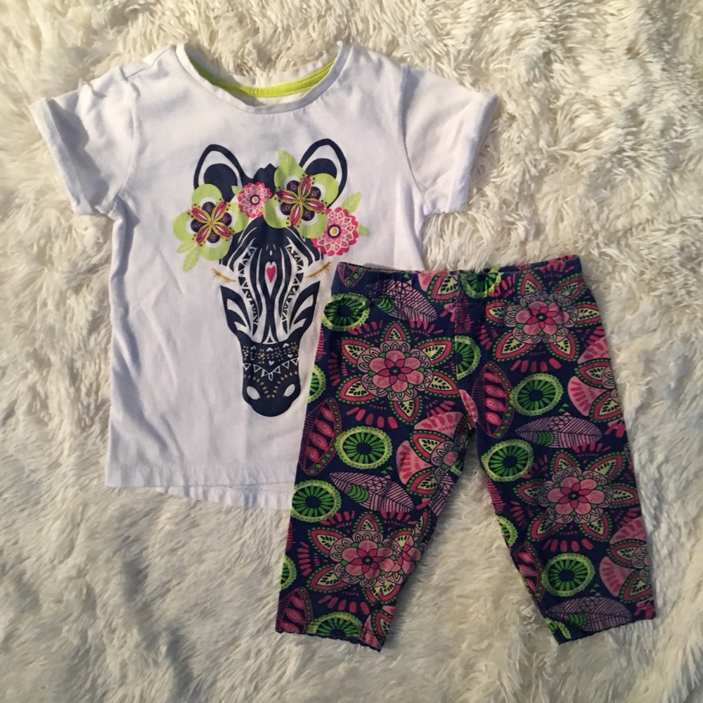 Summer tee and capri set